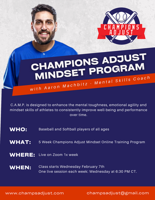 Champions Adjust Mindset Program Online Class II