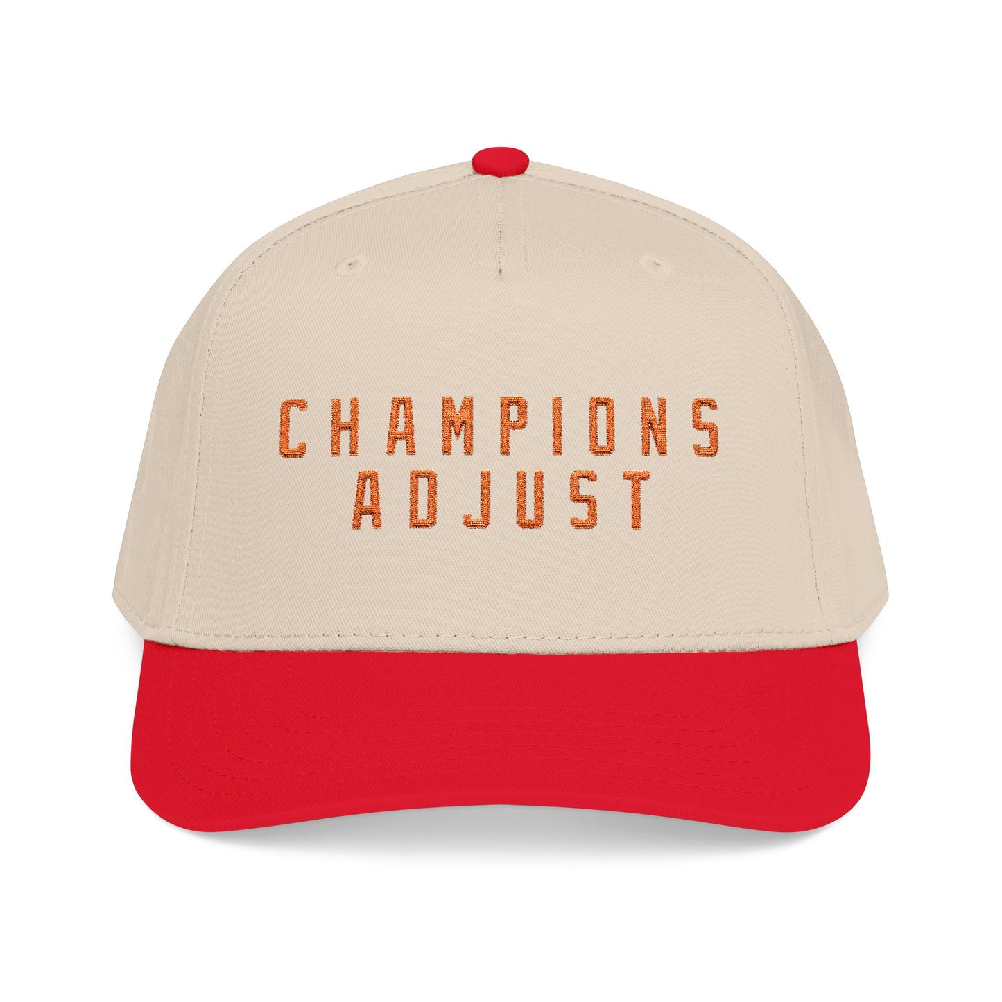 Champions Adjust Core Logo Hat (Natural/Red)