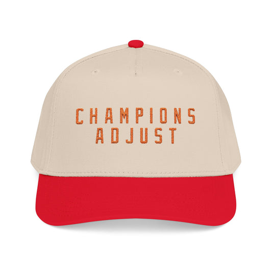 Champions Adjust Core Logo Hat (Natural/Red)