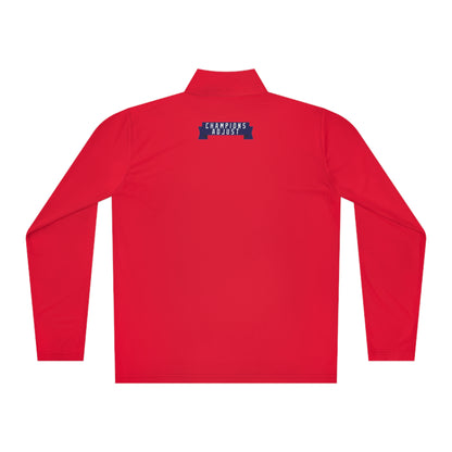 CA 1/4 Zip Pullover (Red)