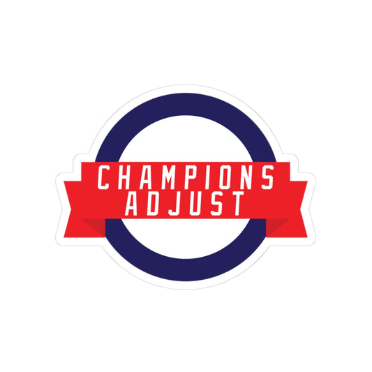 Champions Adjust Kiss-Cut Sticker