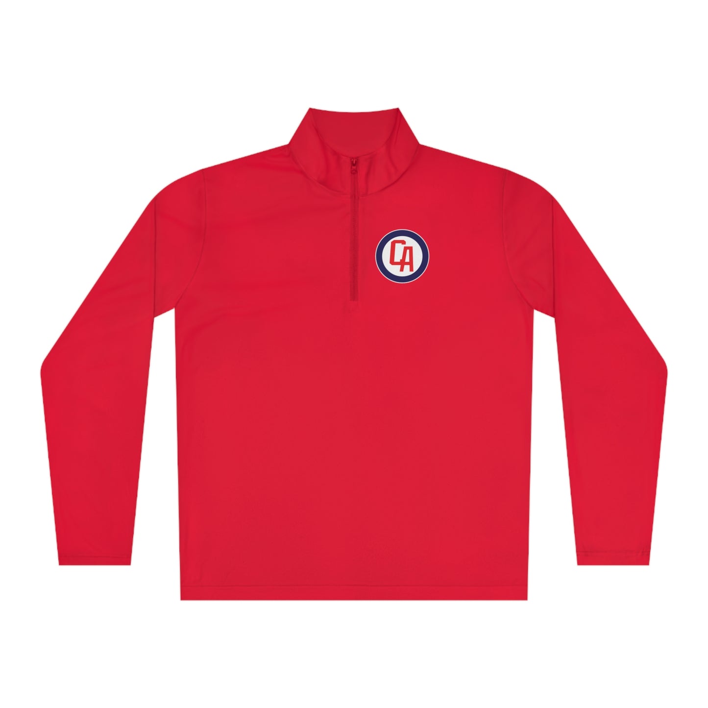 CA 1/4 Zip Pullover (Red)