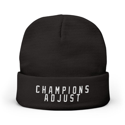 CA Knit Beanie (Black)