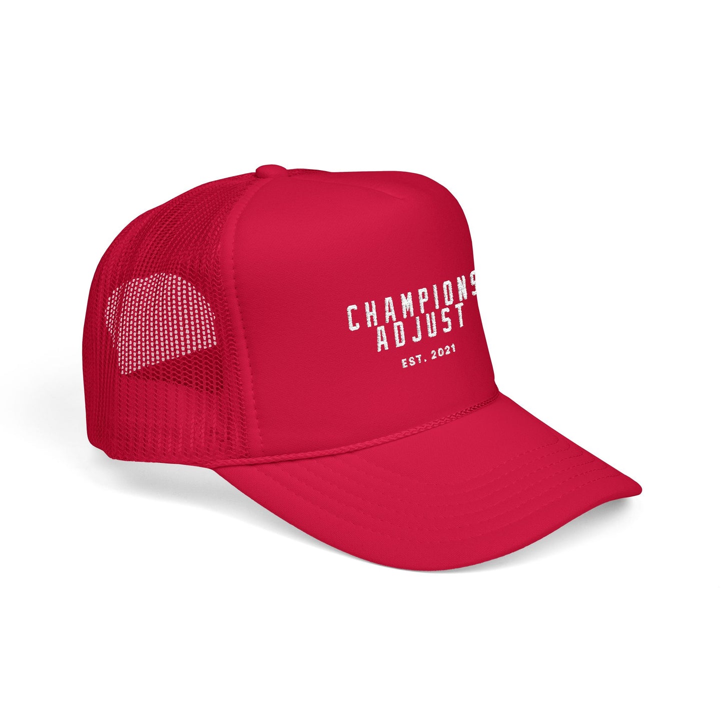 Champions Adjust Foam Trucker Hat (Red)