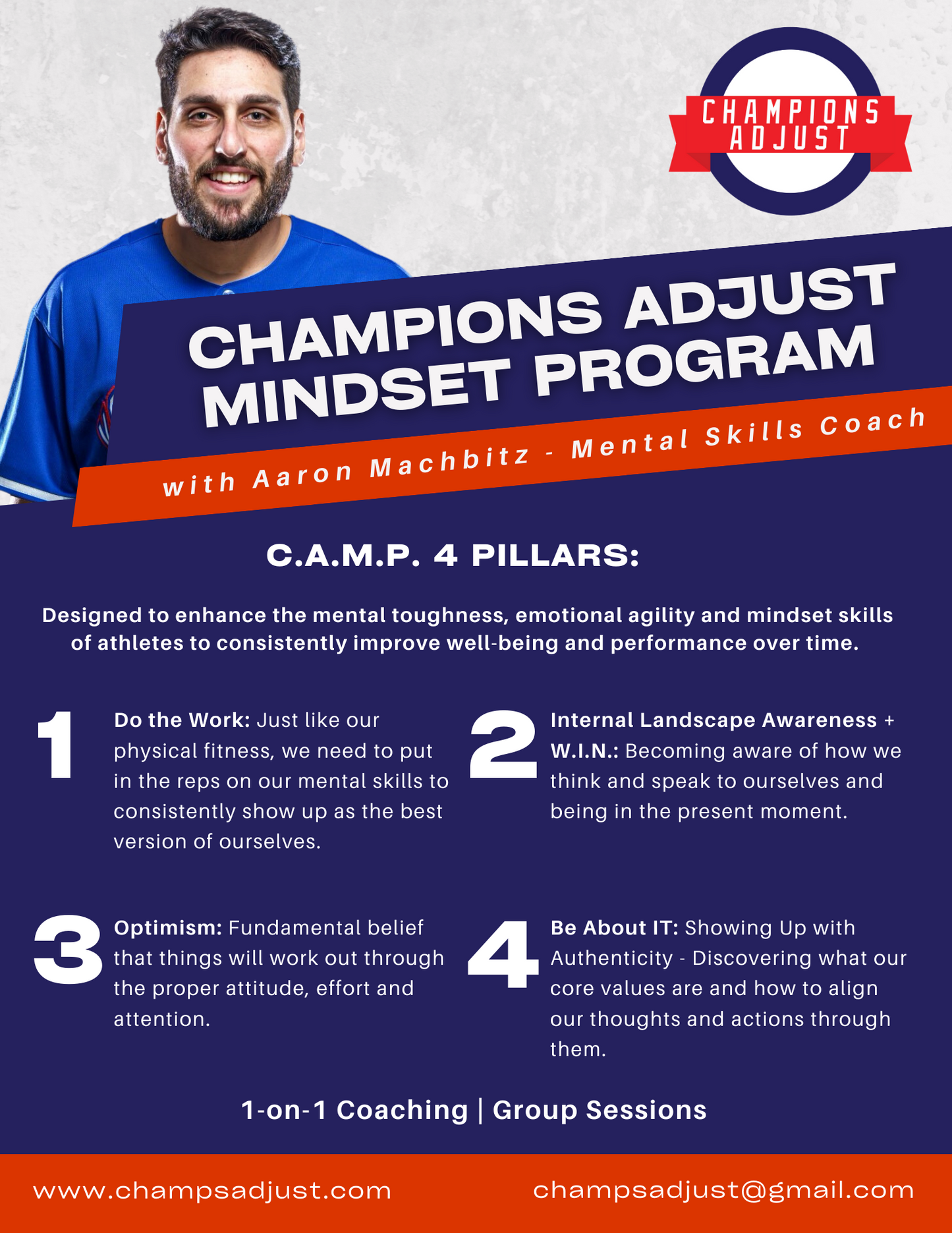 Champions Adjust Mindset Program Online Class II