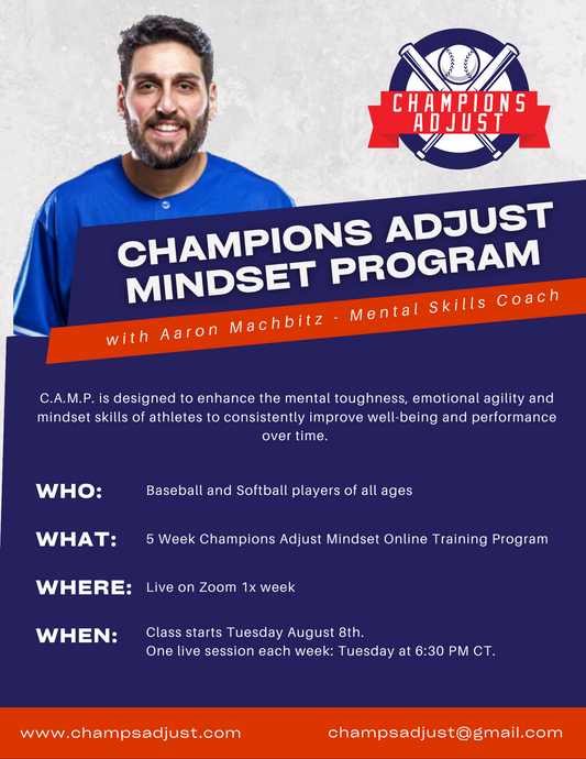 Champions Adjust Mindset Program Online Class I